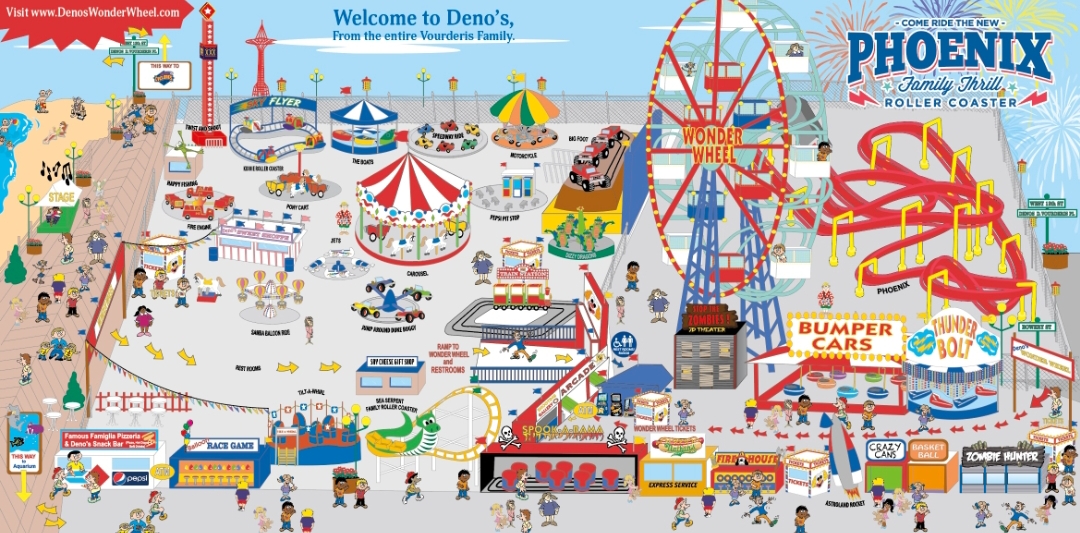 Deno’s Wonder Wheel Amusement Park